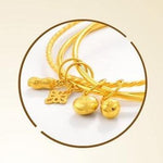 24K Pure Gold Romantic Bracelet - Vianchi Natural Glam
