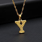 A to Z Alphabet Pendant Necklace - Vianchi Natural Glam