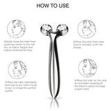 360 Rotate Silver Thin Massager - Vianchi Natural Glam