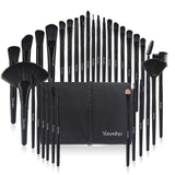 32Pcs Makeup Shadow Eyebrow Brushes Set - Vianchi Natural Glam