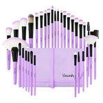 32Pcs Makeup Shadow Eyebrow Brushes Set - Vianchi Natural Glam