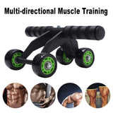 4 Wheel Abdominal Power Muscle Trainer - Vianchi Natural Glam