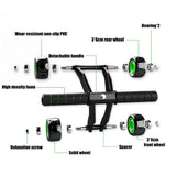 4 Wheel Abdominal Power Muscle Trainer - Vianchi Natural Glam