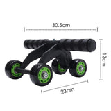 4 Wheel Abdominal Power Muscle Trainer - Vianchi Natural Glam