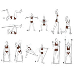 11 In Kit Upgrade Resistance Bands Set - Vianchi Natural Glam