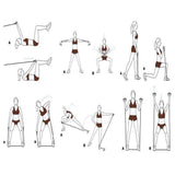 11 In Kit Upgrade Resistance Bands Set - Vianchi Natural Glam