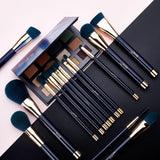 15pcs Blue/Purple Powder Eyeshadow Eyeliner - Vianchi Natural Glam