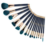 15pcs Blue/Purple Powder Eyeshadow Eyeliner - Vianchi Natural Glam