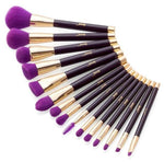 15pcs Blue/Purple Powder Eyeshadow Eyeliner - Vianchi Natural Glam