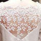 3 Sleeve Lace Hollow Casual Chiffon Blouse - Vianchi Natural Glam