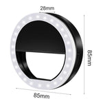 36 LEDS Selfie Lamp Luminous Ring Clip - Vianchi Natural Glam