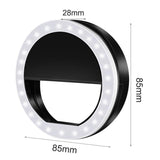 36 LEDS Selfie Lamp Luminous Ring Clip - Vianchi Natural Glam