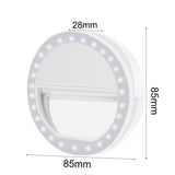 36 LEDS Selfie Lamp Luminous Ring Clip - Vianchi Natural Glam