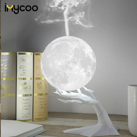 880ML Ultrasonic Moon Air Humidifier - Vianchi Natural Glam