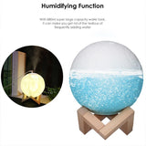 880ML Ultrasonic Moon Air Humidifier - Vianchi Natural Glam