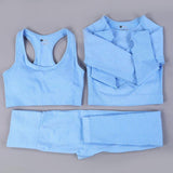 7 Colors GYMS Seamless Yoga Set - Vianchi Natural Glam