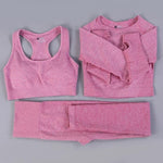 7 Colors GYMS Seamless Yoga Set - Vianchi Natural Glam