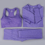 7 Colors GYMS Seamless Yoga Set - Vianchi Natural Glam