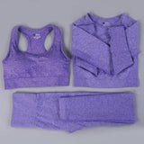 7 Colors GYMS Seamless Yoga Set - Vianchi Natural Glam