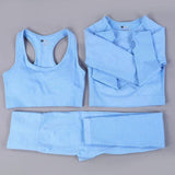 7 Colors GYMS Seamless Yoga Set - Vianchi Natural Glam