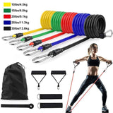 11 In Kit Upgrade Resistance Bands Set - Vianchi Natural Glam