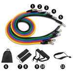11 In Kit Upgrade Resistance Bands Set - Vianchi Natural Glam