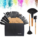 32Pcs Makeup Shadow Eyebrow Brushes Set - Vianchi Natural Glam