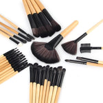 32Pcs Makeup Shadow Eyebrow Brushes Set - Vianchi Natural Glam