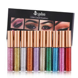10 Colors White Gold Glitter Eyeshadow - Vianchi Natural Glam