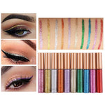 10 Colors White Gold Glitter Eyeshadow - Vianchi Natural Glam
