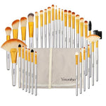32Pcs Makeup Shadow Eyebrow Brushes Set - Vianchi Natural Glam