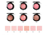6 Colors Makeup Baked Blush Bronzer Blusher - Vianchi Natural Glam