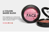 6 Colors Makeup Baked Blush Bronzer Blusher - Vianchi Natural Glam