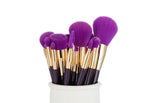 15pcs Blue/Purple Powder Eyeshadow Eyeliner - Vianchi Natural Glam