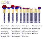 Cosmetic Beauty Makeup 19PCS Brush Set - Vianchi Natural Glam