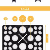 26 Holes Makeup Brush Holder Stand - Vianchi Natural Glam