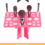 26 Holes Makeup Brush Holder Stand - Vianchi Natural Glam