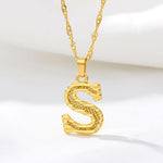 A to Z Alphabet Pendant Necklace - Vianchi Natural Glam