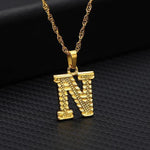 A to Z Alphabet Pendant Necklace - Vianchi Natural Glam