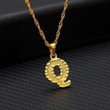 A to Z Alphabet Pendant Necklace - Vianchi Natural Glam