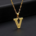 A to Z Alphabet Pendant Necklace - Vianchi Natural Glam