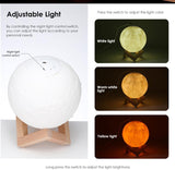 880ML Ultrasonic Moon Air Humidifier - Vianchi Natural Glam