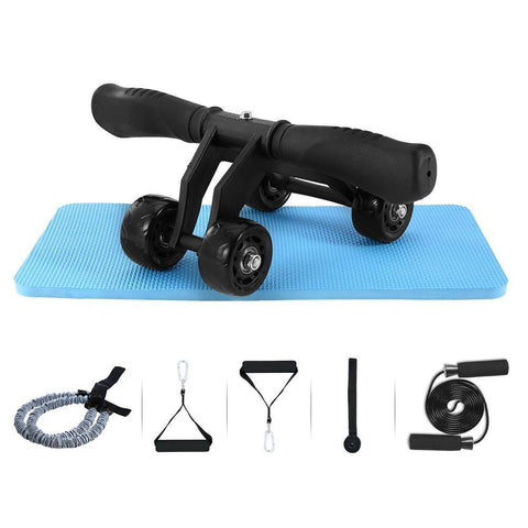 4 Wheel Muscle Trainer Fitness Equipment - Vianchi Natural Glam