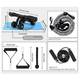 4 Wheel Muscle Trainer Fitness Equipment - Vianchi Natural Glam