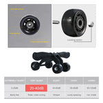 4 Wheel Muscle Trainer Fitness Equipment - Vianchi Natural Glam