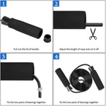 4 Wheel Muscle Trainer Fitness Equipment - Vianchi Natural Glam