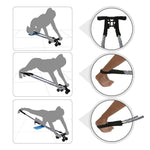 4 Wheel Muscle Trainer Fitness Equipment - Vianchi Natural Glam