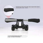 4 Wheel Muscle Trainer Fitness Equipment - Vianchi Natural Glam