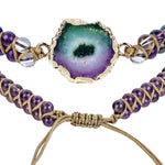 7 Chakra Crystal Double Layers Braided Bracelets - Vianchi Natural Glam