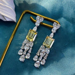 925 Sterling Silver Citrine Necklace Ring set